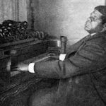 Thomas Wiggins in adulthood playing the piano.