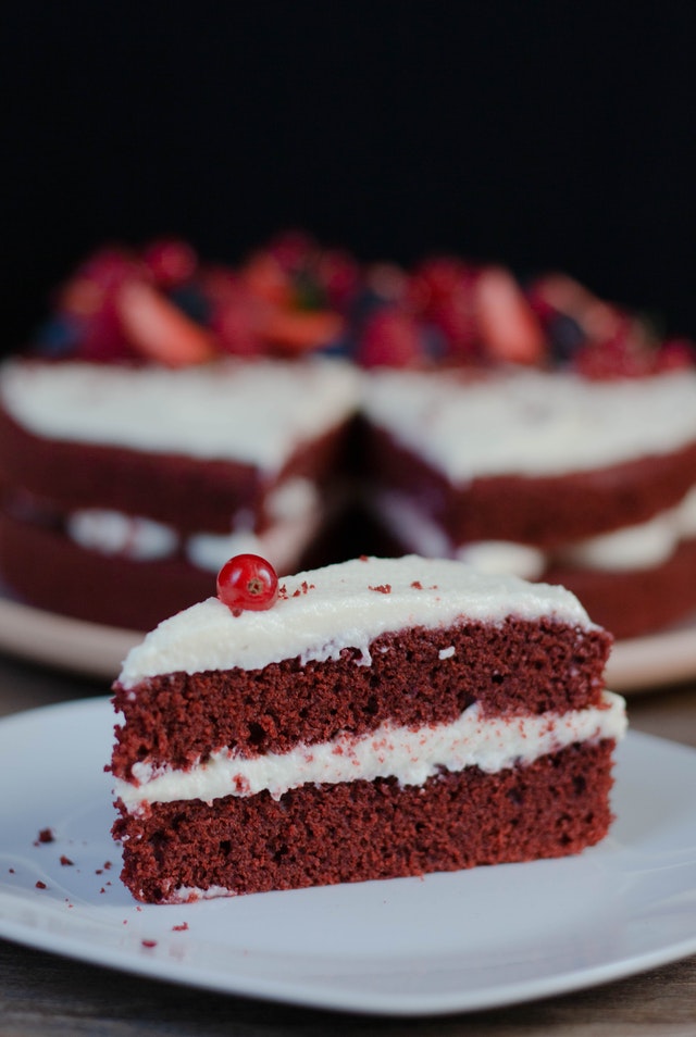 red velvet cake.