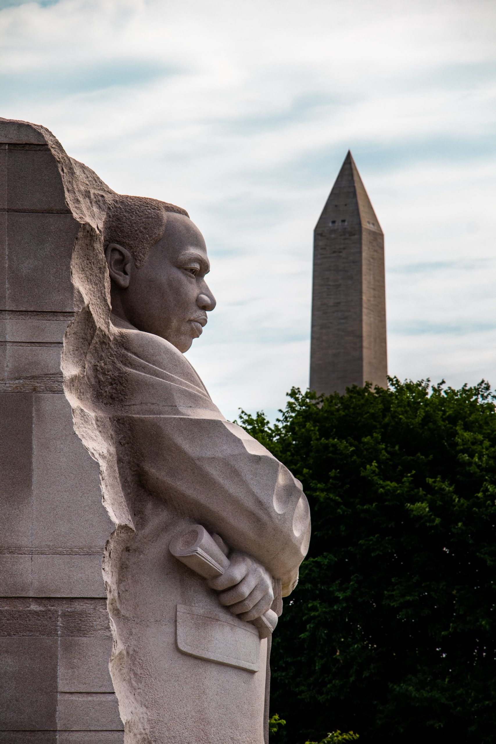Martin Luther King Jr. Memorial statue.